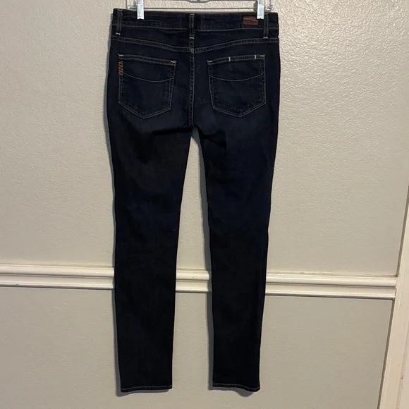 PAIGE Women's low-rise Dark Blue Jimmy Jimmy Skinny Jeans - Picture 5 of 6